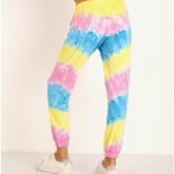 Spiritual Gangster Perfect Sweatpant Highlighter Tie Dye Size Small - Picture 6 of 13